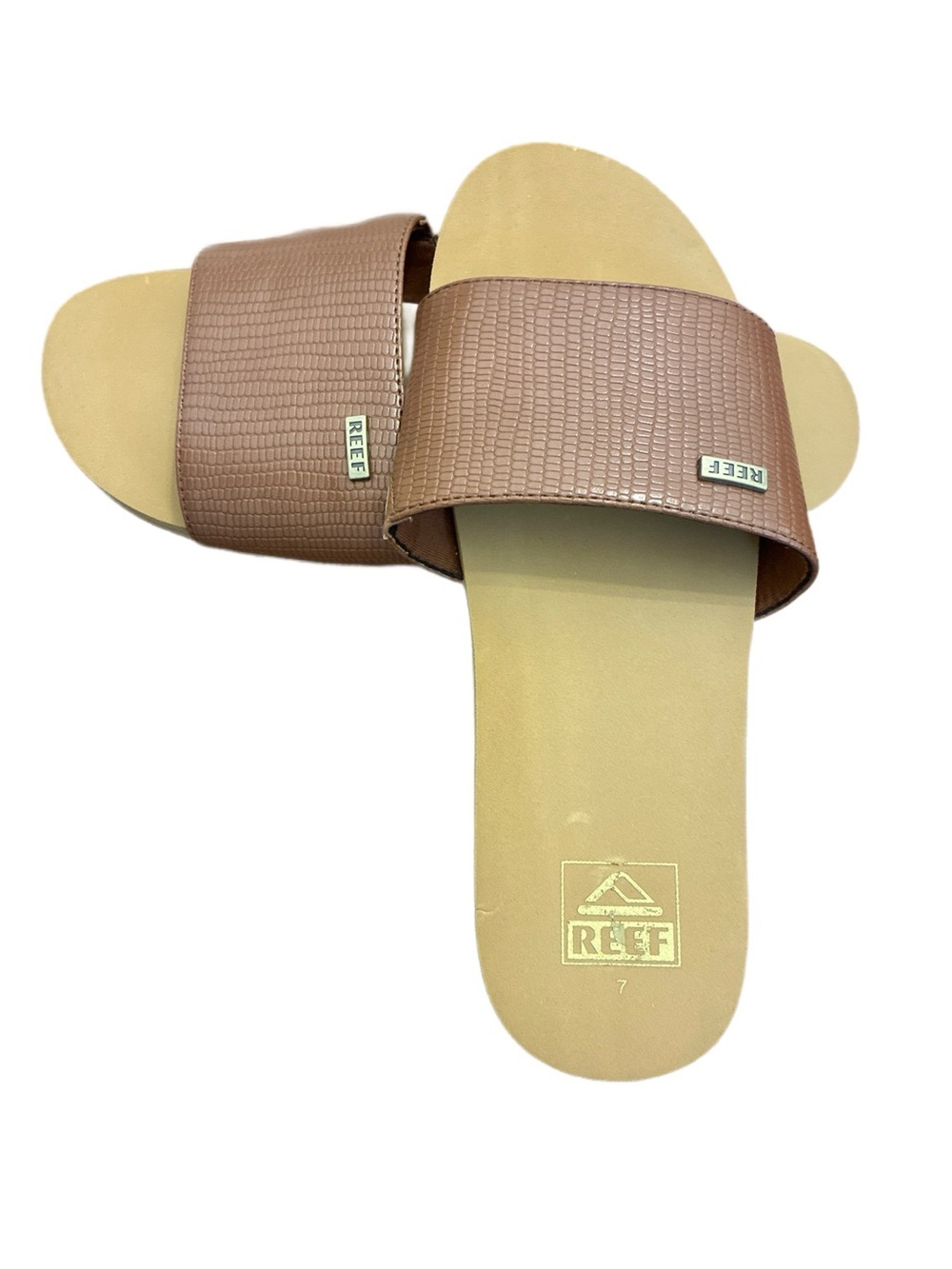 Reef Bliss Nights slide in Brown Size 7